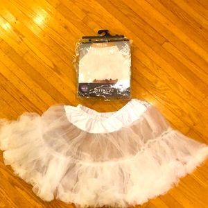 Full white petticoat - Size XL